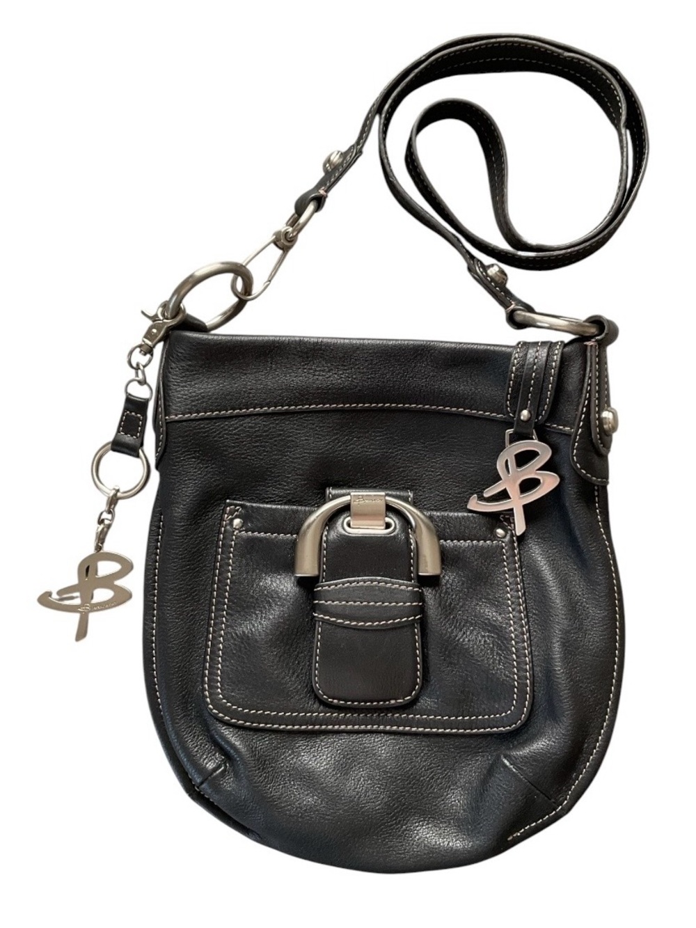 b. makowsky Leather Crossbody Purse